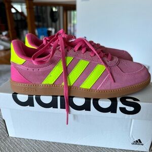 Adidas Pink and yellow gazelle  Sambas Breaknet Shoes NEW